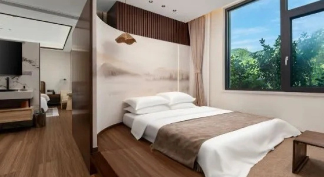Люкс Yixing Xianyinju Private Hot Spring Homestay