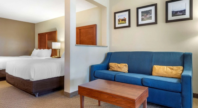 Люкс с видом на бассейн Comfort Inn & Suites Black River Falls I-94