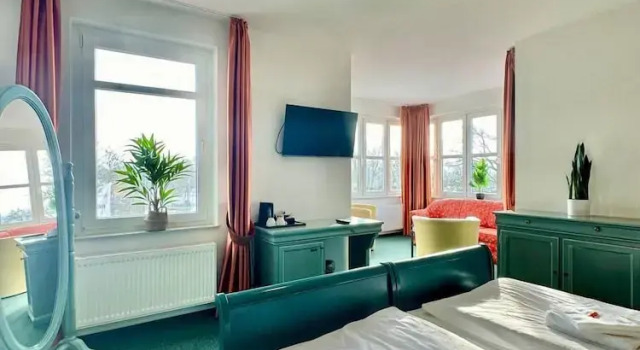 Standard double chambre Vue sur la rivière Gästehaus Weserblick