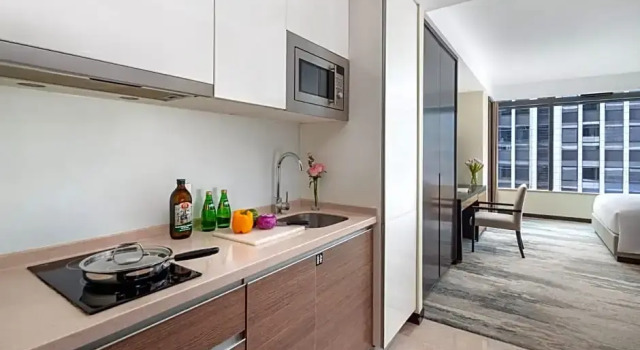 Студия Deluxe Oakwood Residence Hangzhou - Close to Westlake and Yellow Dragon Stadium