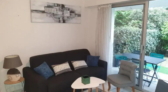 Joli T2 avec jardin à 3 min de la plage, Забронировать Апартаменты/квартира Ла-Боль La Baule Bay, рядом с Казино Порнише