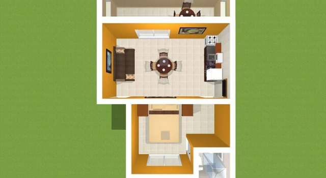 Апартаменты c 1 комнатой с балконом Apart Hotel Francesco