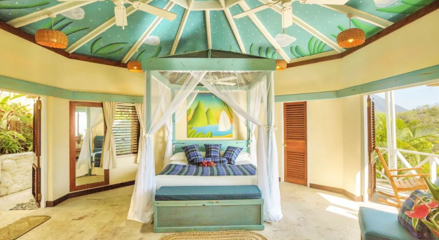 Camera Superior con balcone e con vista sull'oceano Anse Chastanet Resort