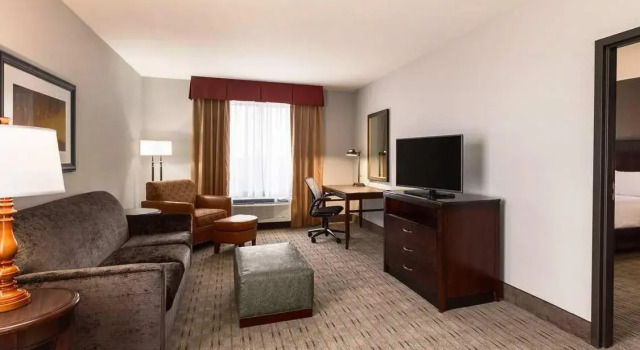 Двухместный люкс c 1 комнатой Hilton Garden Inn Denison/Sherman/At Texoma Event Center