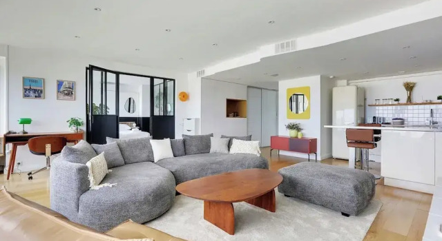 Exceptional View of Paris With A/C - 2bd/4p, Забронировать Отель Отели Парижа с парковкой, рядом с Maison de Balzac, Парковка