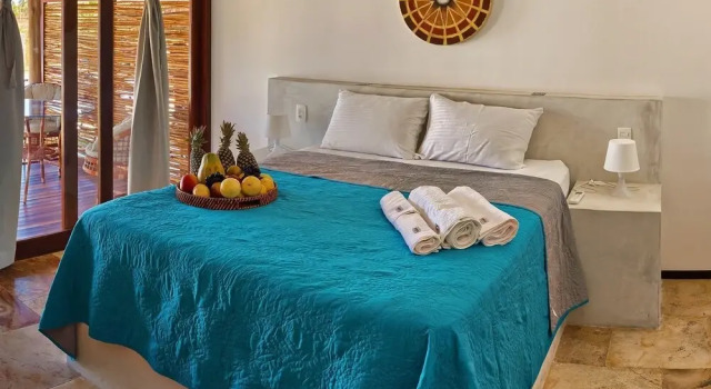 Люкс с балконом Vila Emanuelle Pousada Boutique