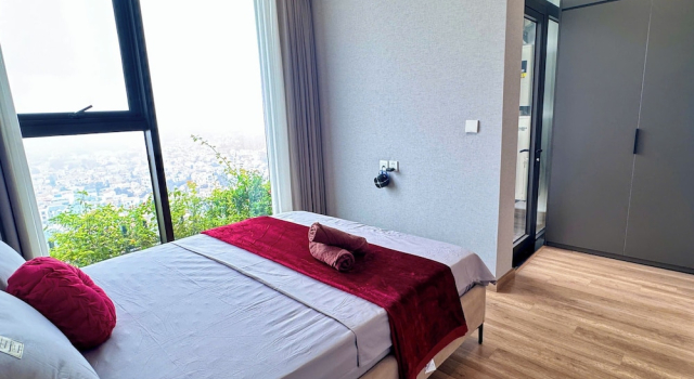 Апартаменты с 3 комнатами с балконом и с видом на озеро Ecopark Swanlake Mori Onsen by ATV