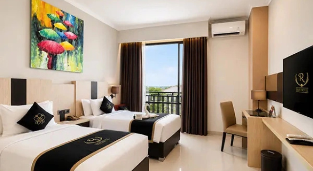 Deluxe Twin room with balcony Riss Hotel Malioboro