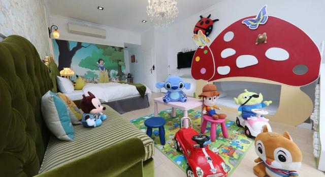 Четырёхместный номер Deluxe An Ti Li Ya Homestay