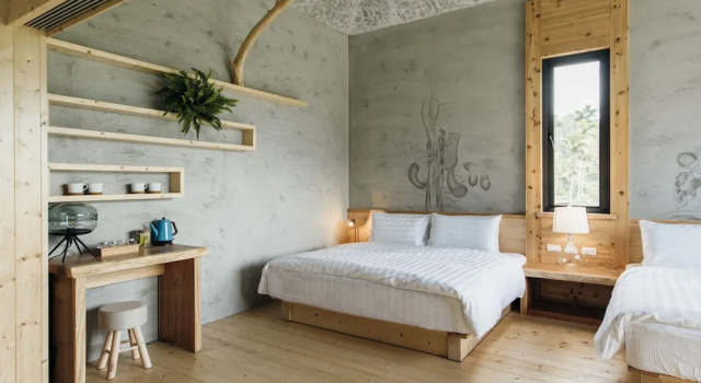 Четырёхместный номер Comfort с балконом Sun Moon Lake Residence 8