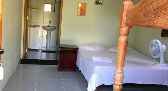 Семейный люкс с балконом и с видом на сад Rancho Ecologico Oasis de Luz
