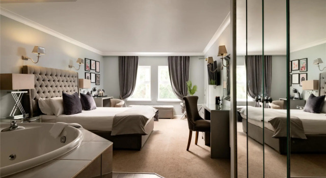 Двухместный номер Deluxe с видом на сад Birmingham North Moor Hall Hotel