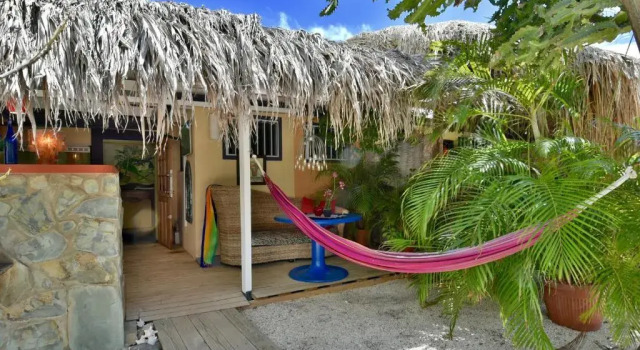 Appartamento con balcone e con vista sul giardino Beach House Aruba Apartments