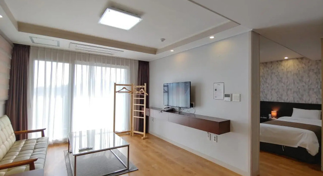 Двухместный люкс Jeju Lavender Hotel