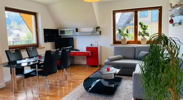 Апартаменты Comfort с 2 комнатами с видом на горы Apart-Center Ogrody Górskie