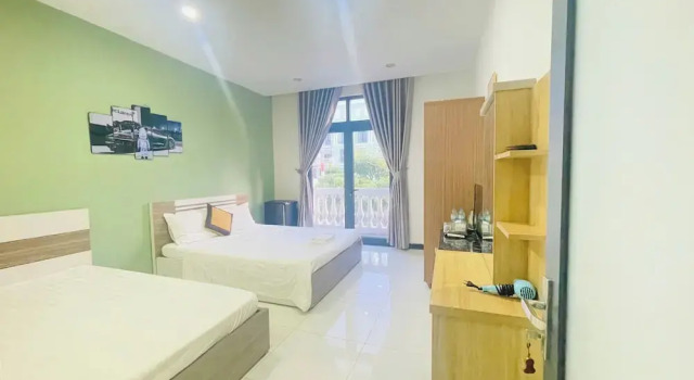 Двухместный номер Economy с балконом и с видом на реку Hà Lan Homestay Grand World Phú Quốc