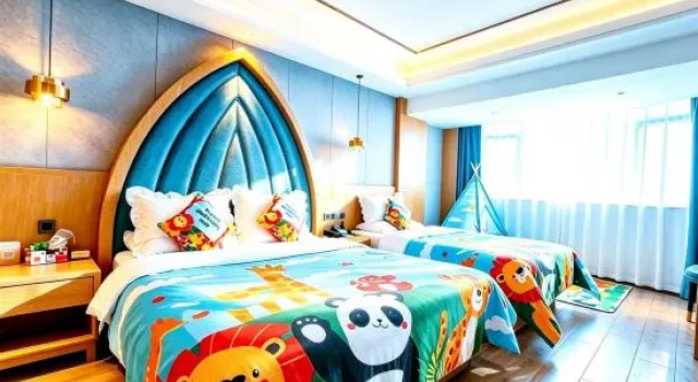 Семейный тент с красивым видом из окна Ruishang Yuejing Jiari Hotel