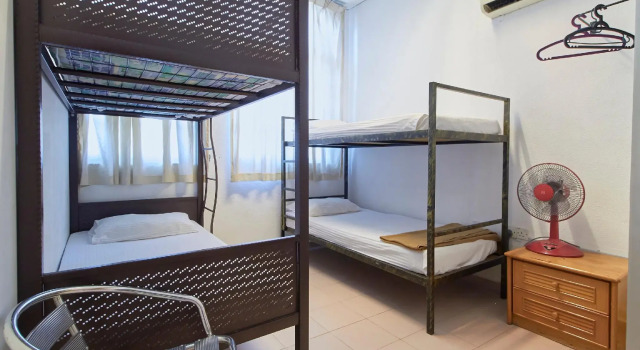 Bett im Wohnheim G99 Hotel