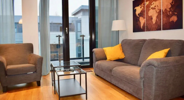 3 Bedroom Apartment in Dublin Docklands, Забронировать Апартаменты/квартира Апартаменты Дублина, рядом с Стадион для собачьих бегов Шелбурн-парк, Апартаменты/квартира