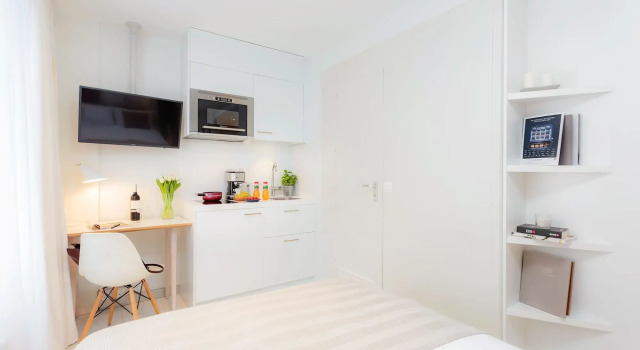 VISIONAPARTMENTS Zug - self check-in, Забронировать Апартаменты/квартира Бар 
