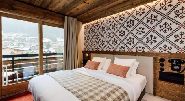 Двухместный номер Standard с балконом Hôtel Névé