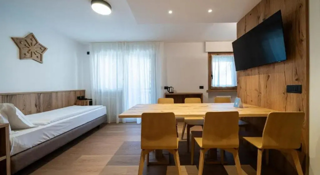 Апартаменты с 2 комнатами с балконом Residence Contrin