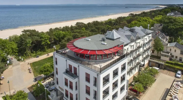 Номер Superior с видом на окрестности Strandhotel Heringsdorf mit Soleaußenpool 30 Grad