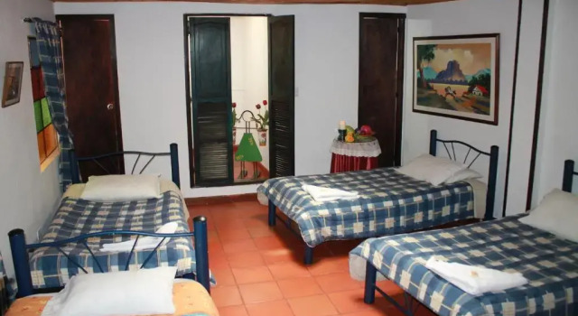 Standard quadruple chambre Hospedaje La Casona