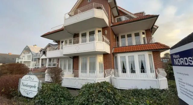 Whg 11 im Haus Nordseeperle - gemütliche Ferienwohnung in direkter Strandlage mit Meerblick