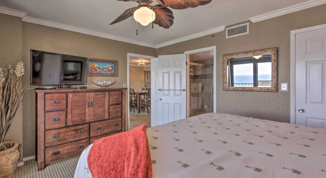 11th-floor PCB Condo w/ Ocean View, Walk to Dining