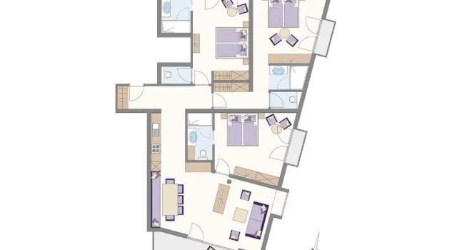 Апартаменты с 3 комнатами Tschuggmall Appartements