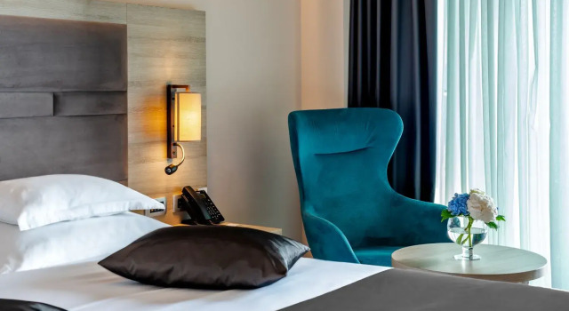 Двухместный номер Premium с балконом и с видом на море Hotel Plaža Duće