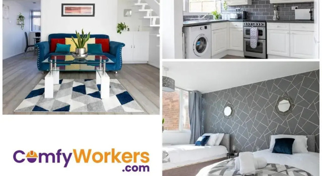 Апартаменты Stylish House & Work and Leisure inc FREE Parking & BHX Airport by ComfyWorkers
