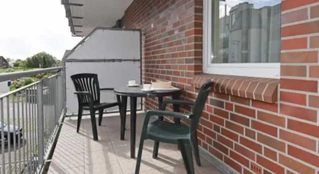Апартаменты с балконом Apartments im Nordseegartenpark