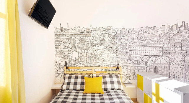 A Yellow Touch - Modern Studio in Isola Milano