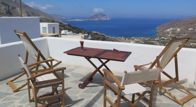 Апартаменты c 1 комнатой с балконом Kaminaki Amorgos
