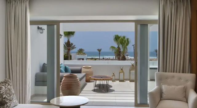 Двухместный люкс с террасой Privilege с видом на океан Sofitel Agadir Royal Bay Resort