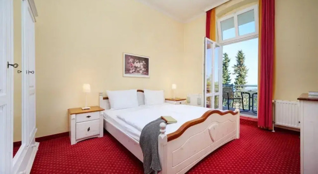 Апартаменты с балконом Appartement 06 Strandvillen Wald & See