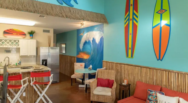 Orange Tiki 2 Bedroom Townhouse