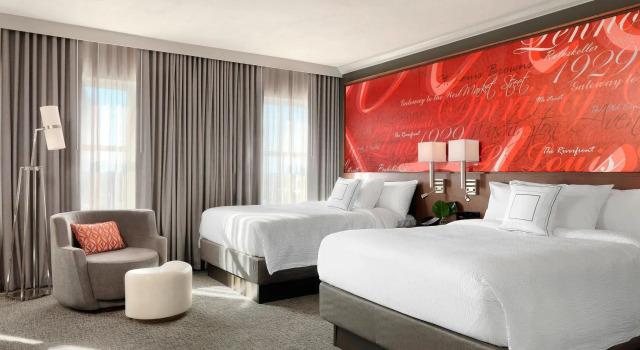 Четырёхместный номер Standard Courtyard St. Louis Downtown/Convention Center