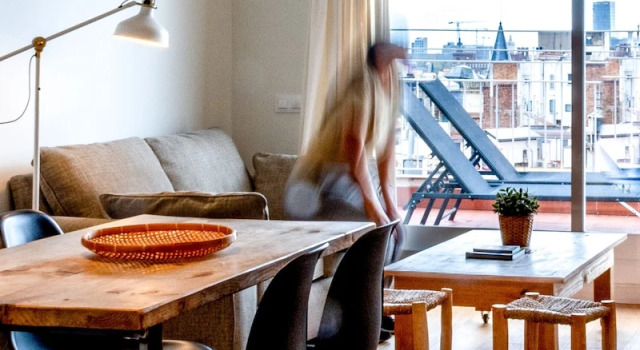 Апартаменты c 1 комнатой с видом на город Factory Apartments Barcelona