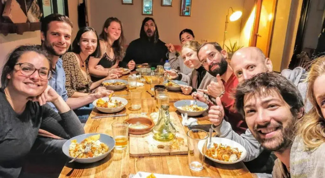 Кровать в общем номере El Granado Hostel