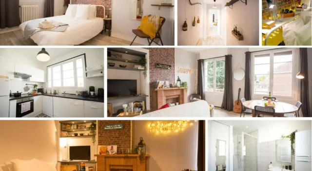#LIndustrioChampetre Free Parking, Bien Situé, Spacieux, Proche Clinique, Book Apartment Rouen 