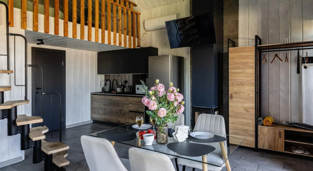 Bathhouse in TSN Greenwood 32K, Buchen Sie Ferienhaus Hotels in Oblast Moskau mit Parkplatz, Parkplätze