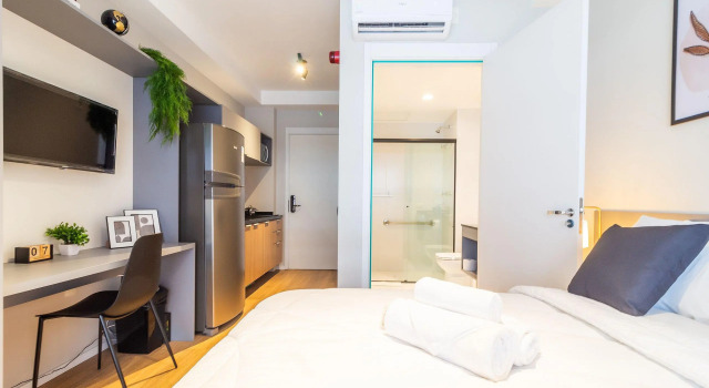 Studio 315 lindão em pinheiros com ar