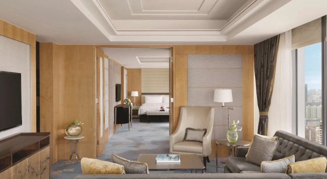 Двухместный люкс Deluxe Jing An Shangri-La, Shanghai