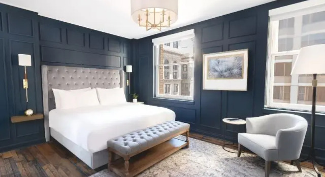 Номер верхний этаж Grand с красивым видом из окна Beacon Grand, A Union Square Hotel