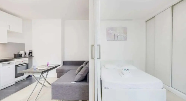 Minimalist Apartment in Rue Hippolyte - 14th Arrondissement, Забронировать Апартаменты/квартира Апартаменты Парижа, рядом с Плезанс, Апартаменты/квартира