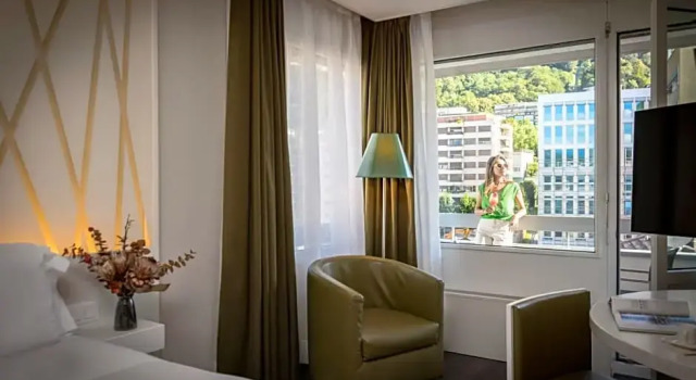 Номер Standard с балконом Hotel Admiral Lugano