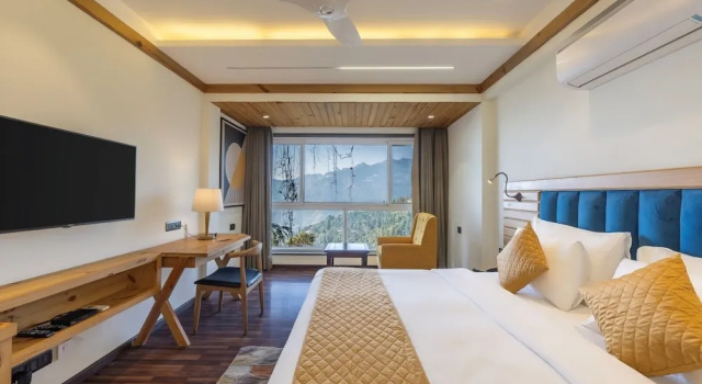 Номер Premium с красивым видом из окна Baris resort Mussoorie